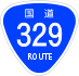 National Route 329 shield