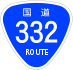 National Route 332 shield