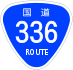 National Route 336 shield