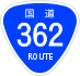 National Route 362 shield