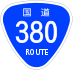 National Route 380 shield