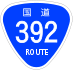 National Route 392 shield
