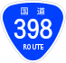 National Route 398 shield