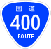 National Route 400 shield