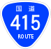 National Route 415 shield