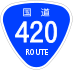 National Route 420 shield
