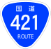 National Route 421 shield