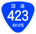 National Route 423 shield