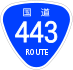 National Route 443 shield