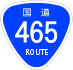 National Route 465 shield