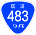 National Route 483 shield