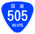 National Route 505 shield
