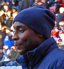 Jason Roberts warming up on the pitch in 2009.