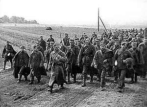 A large group of Polish Prisoners of War