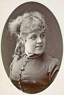 Photograph of Jeanne Samary by the photographer known as Nadar, circa 1877
