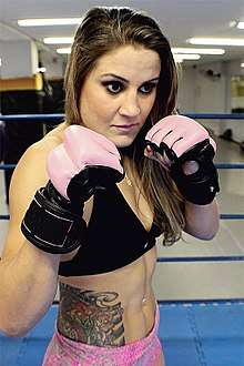 UFC Women's flyweight Jennifer Maia