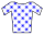A bluedotted jersey