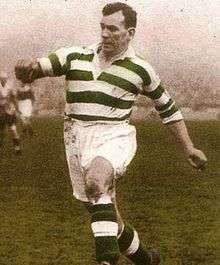 Photo of Jimmy McGrory playing for Celtic