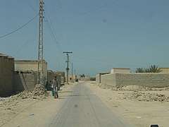 Picture of a street in Jiwani