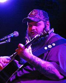John Moreland performing during the Asbury Acoustic Cafe series at The Saint (music venue) in Asbury Park, NJ on June 9, 2015