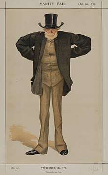 Caricature of Sir Joseph Cowen in Vanity Fair