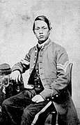 Joseph Pierce, soldier who served in North during American Civil War. to Gettysburg to Lee's surrender at Appomattox Court House. Pierce achieved the highest rank of any Chinese American to serve in the Union Army, reaching the rank of corporal. Pierce's picture hangs in the Gettysburg Museum.