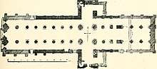 Florr plan of St Magnus Cathedral, Kirkwall Orkney