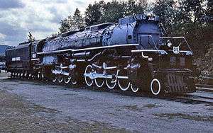  Photograph of Union Pacific 4012, "Big Boy" on display at Steamtown, USA, Bellows Falls, Vermont
