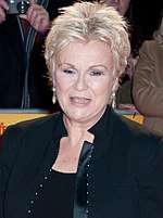 Colour photograph of Julie Walters in 2014