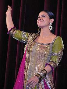 A picture of Kajol, looking away from the camera.