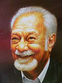 Oil painting of a smiling Karpal