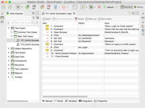 Katalon Studio screenshot