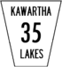 Kawartha Lakes Municipal Road 35 shield