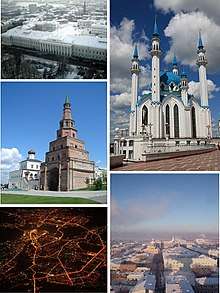 The architectural identity of Kazan reflects its interfaith background.