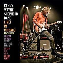 Kenny Wayne Shepherd, playing an electric guitar onstage