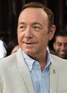 Photo of Kevin Spacey on the set of House of Cards during Maryland Gov. Martin O'Malley's visit in 2013.