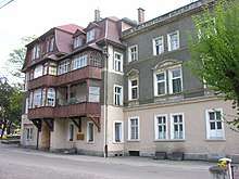 Photo of the house where Kieślowski was raised