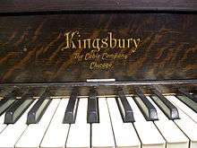 Kingsbury Piano.
