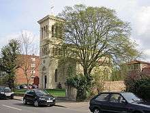 View of Italianate church