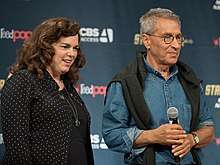 Kirsten Beyer and Nicholas Meyer at Star Trek Mission New York (2016)