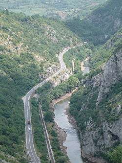 Sićevo Gorge in Serbia