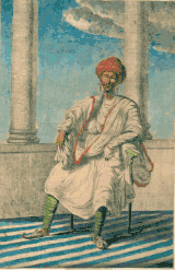 Kshatriya landholder etched in Calcutta by Francois Balthasar Solvyns