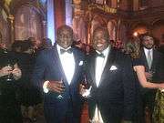 Hon. Kingsley Kuku and friend, Barr. Allen Onyema