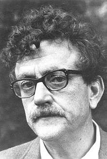 A photograph of Kurt Vonnegut