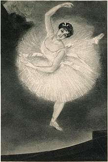 Carlotta Zambelli (lithograph by Pierre Carrier-Belleuse, c. 1898)