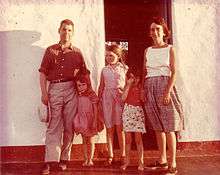 Lisa Peattie and family at home in Venezuela, @1963, Boston, MA