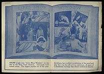A montage of images from the film, with the title "LIFE'S SHOP WINDOW from the famous novel and play by Victoria Cross". Scenes are captioned "TO-NIGHT OF ALL NIGHTS— STAY HOME WITH ME", "ABOUT TO LEAVE HUSBAND AND CHILD", "STARLIGHT HAS A PLAN", "STARLIGHT WICKED SQUAW", and "WHERE IS MY WIFE". Below the image, "100,000 people saw 'Life's Shop Window' in one day at ten New York theatres. Thousands were turned away. The biggest popular hit of the year. A delicate but truthful visualization of the novel and play that was the talk of two continents. A story of a clandestine marriage that almost resulted in disaster."