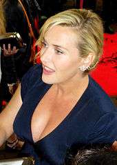 Kate Winslet signs autographs.