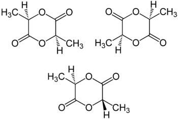 Chemical structures of three isomers