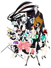 The key visual shows the Lustrous posing on a white background